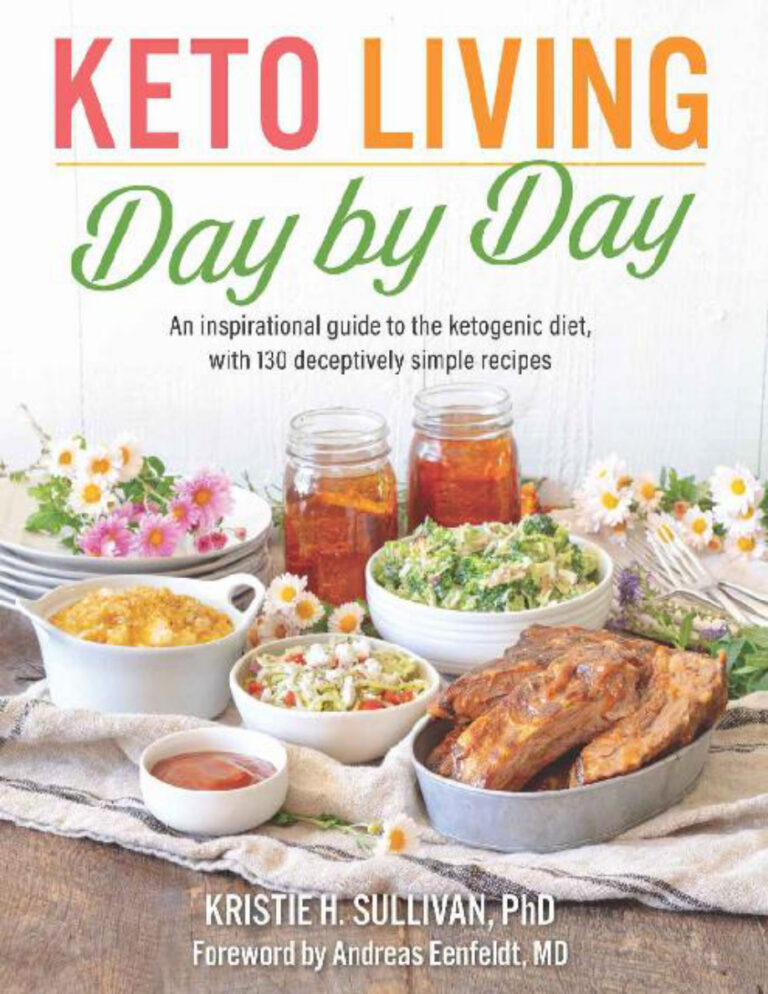 Keto Living Day by Day Kristie Sullivan Kitap Kapağı