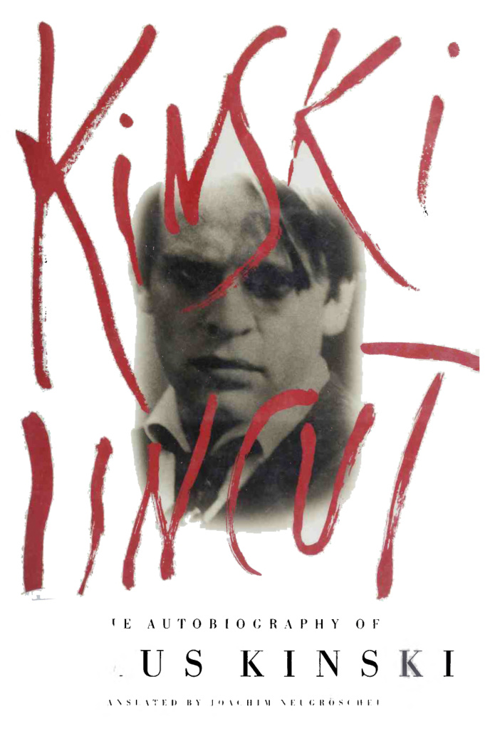 Kinski uncut Klaus kinski Kitap Kapağı