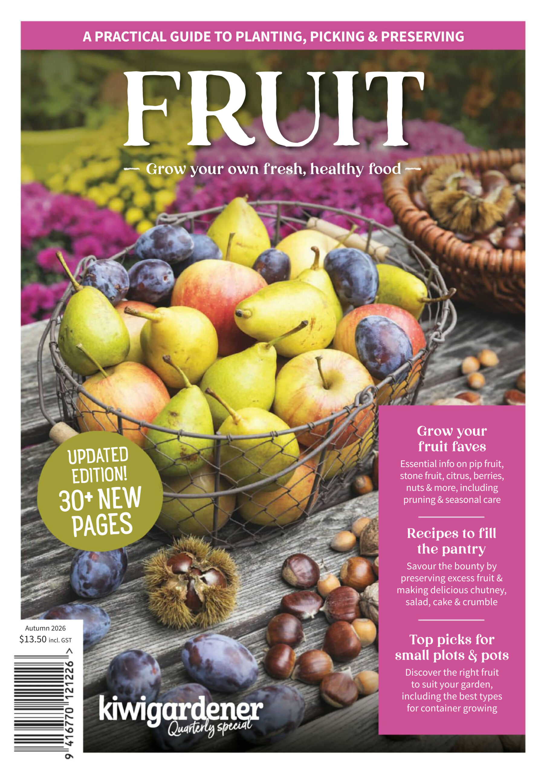 Kiwi Gardener Quarterly Special Autumn 2026 Kiwi Gardener Quarterly Special Kitap Kapağı