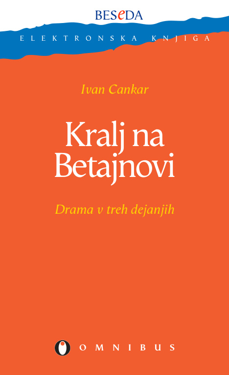 Kralj na Betajnovi Ivan Cankar Kitap Kapağı