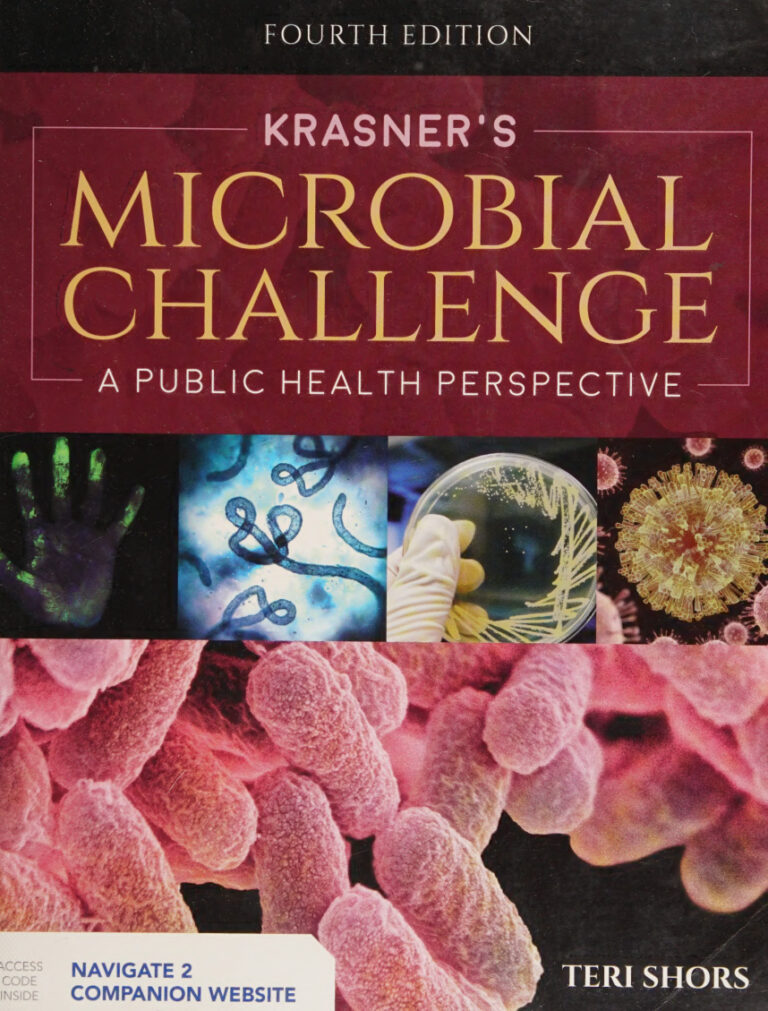 Krasners Microbial Challenge A Public Health Perspective 4th Edition Teri Shors Kitap Kapağı