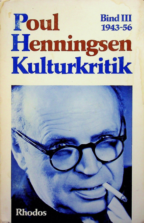 Kulturkritik 1943 56 Bind 3 Danish Edition Poul Henningsen Kitap Kapağı