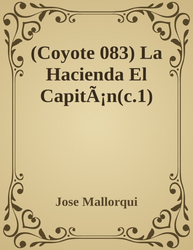 La Hacienda El Capitan Spanish Edition Jose Mallorqui Kitap Kapağı