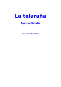 La Telarana Spanish Edition Christie Agatha Kitap Kapağı