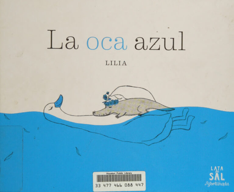 La oca azul Lilia Kitap Kapağı