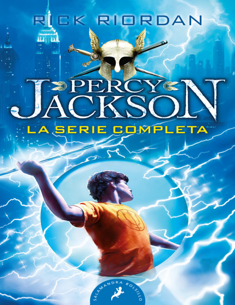La serie completa Spanish Edition Rick Riordan Kitap Kapağı