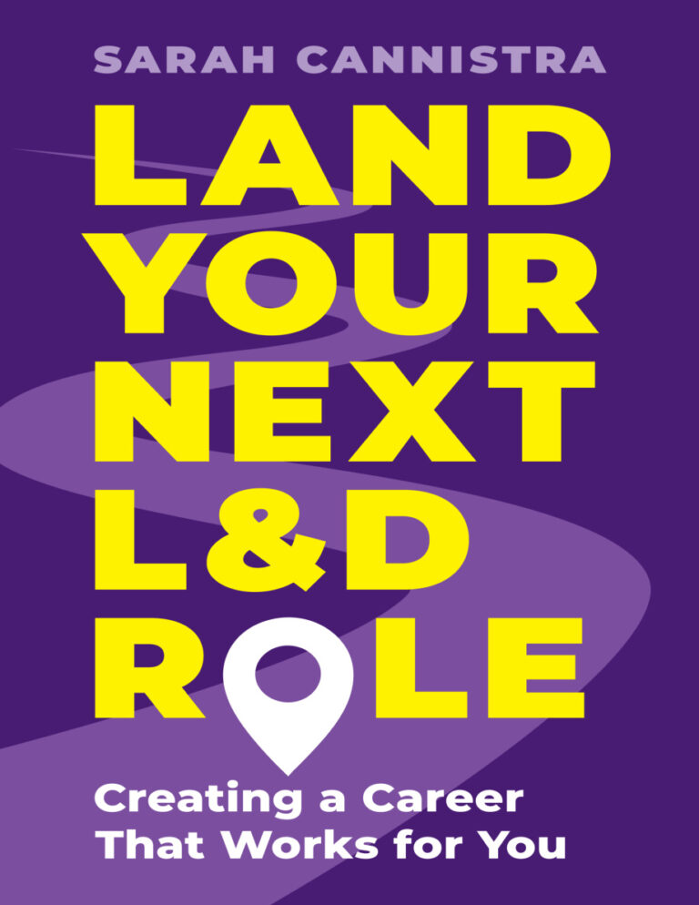 Land Your Next LnD Role Sarah Cannistra Kitap Kapağı