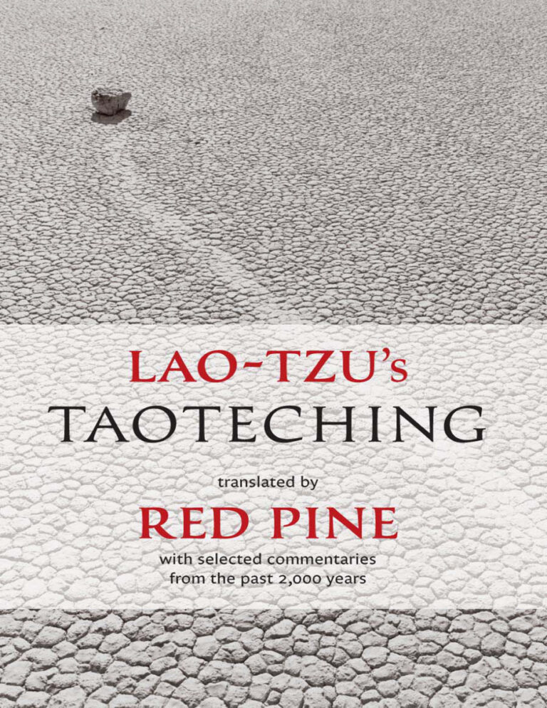 Lao tzus Tao te ching Red Pine Kitap Kapağı