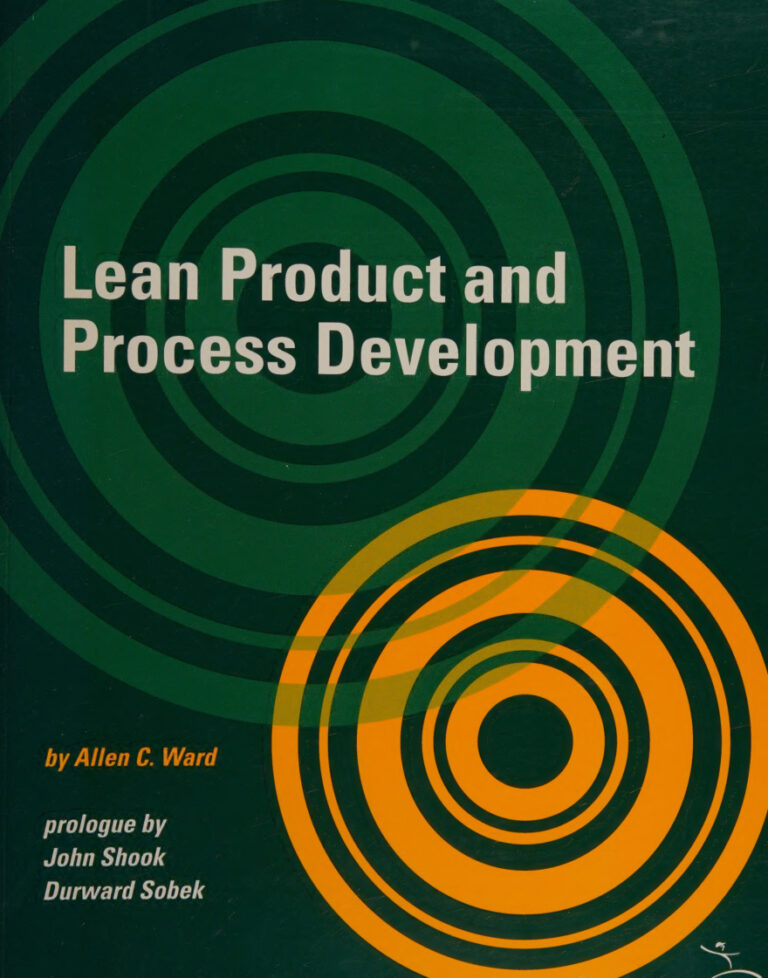 Lean Product and Process Development Allen Ward Kitap Kapağı