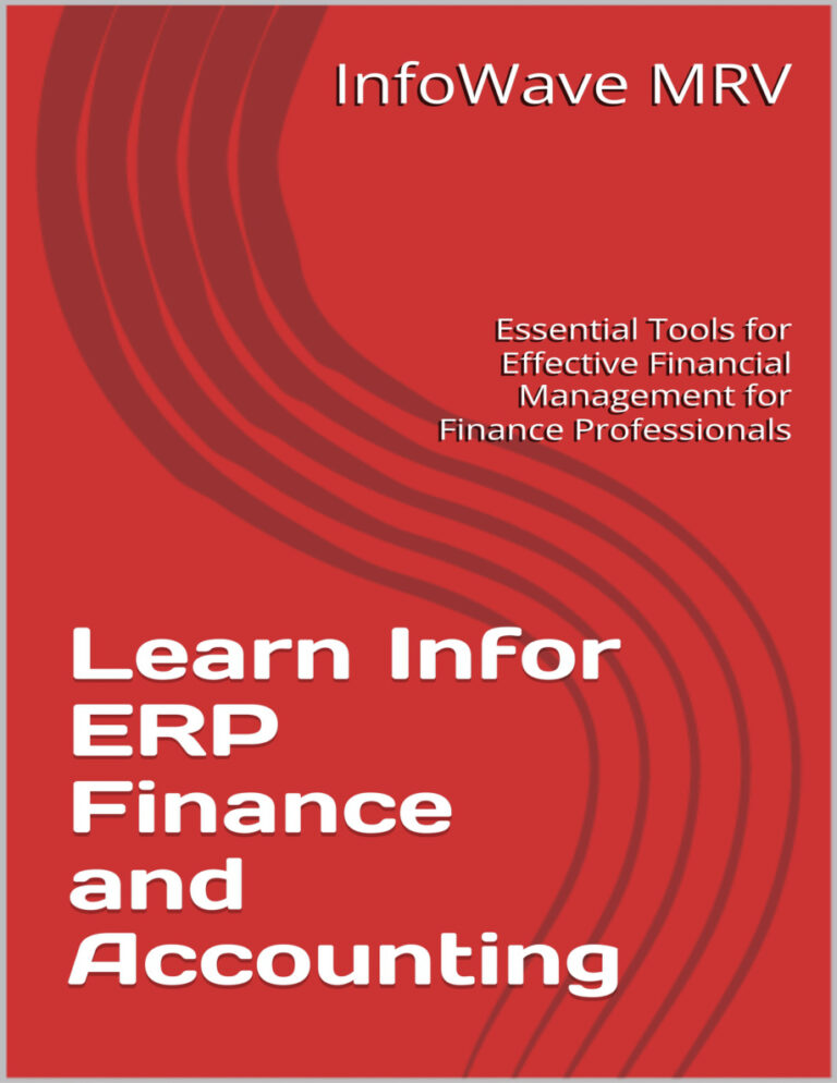 Learn Infor ERP Finance and Accounting Infowave Kitap Kapağı