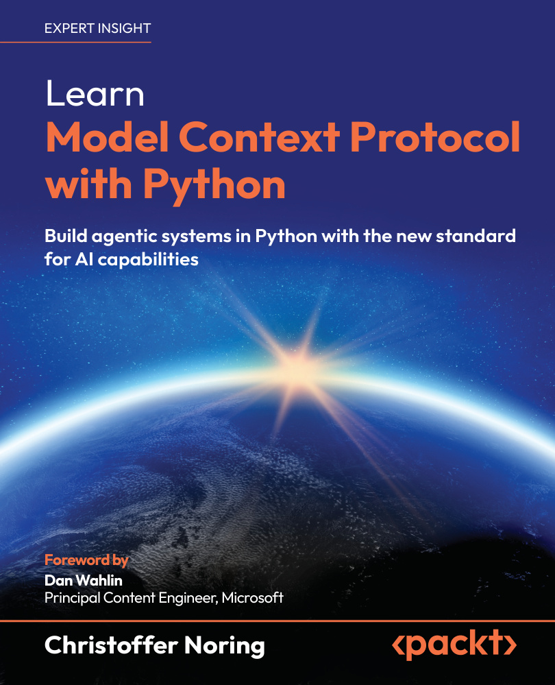 Learn Model Context Protocol with Python Christoffer Noring Kitap Kapağı