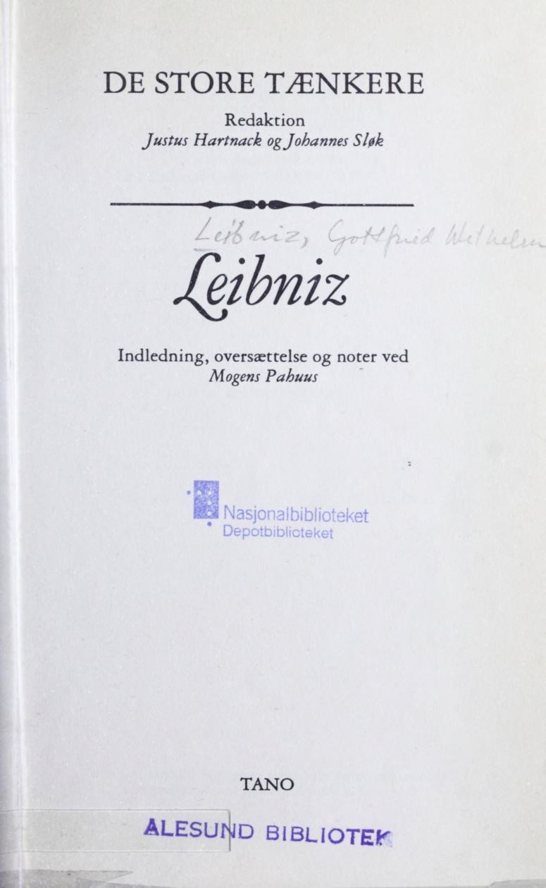 Leibniz PDF Download