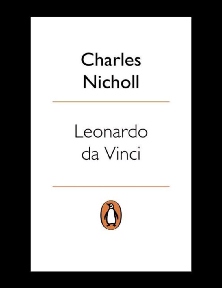 Leonardo da Vinci Flights of the Mind Charles nicholl Kitap Kapağı