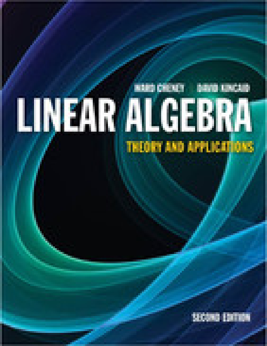 Linear algebra theory and applications Ward Cheney Kitap Kapağı