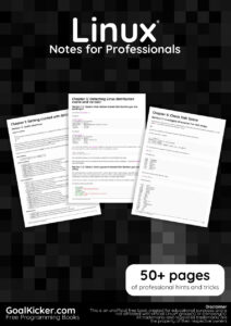 LinuxNotesForProfessionals Kitap Kapağı