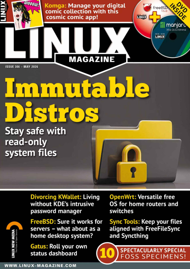 Linux Magazine USA Issue 306 May 2026 Linux Magazine USA Kitap Kapağı
