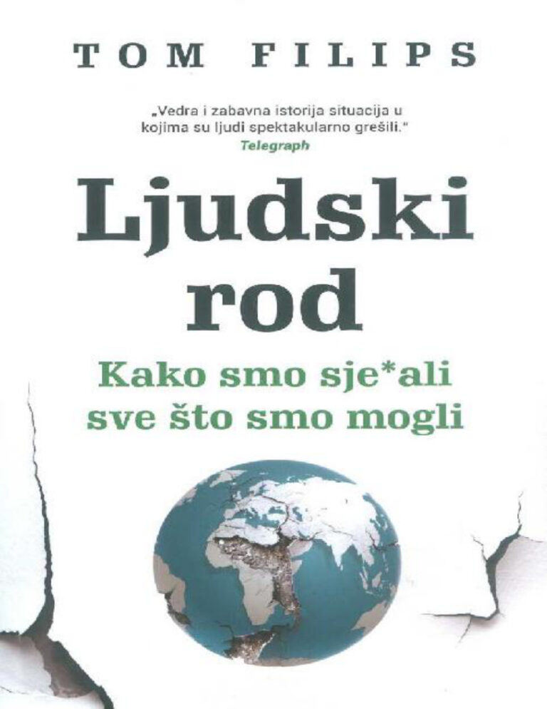 Ljudski rod Tom Filips Kitap Kapağı
