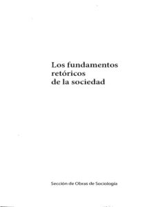 Los fundamentos retoricos de la sociedad Spanish Edition Ernesto Laclau Kitap Kapağı