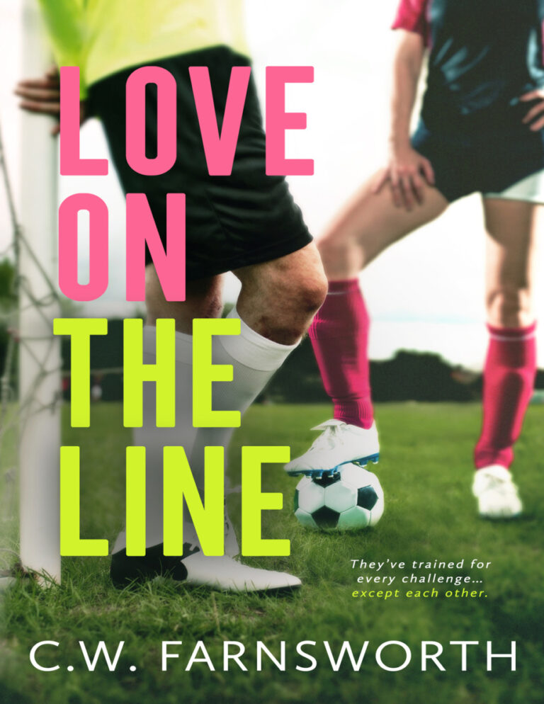 Love on the Line CW Farnsworth Kitap Kapağı