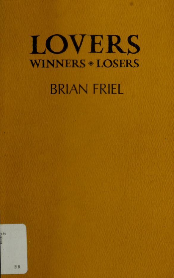 Lovers Winners and Losers Brian Friel Kitap Kapağı