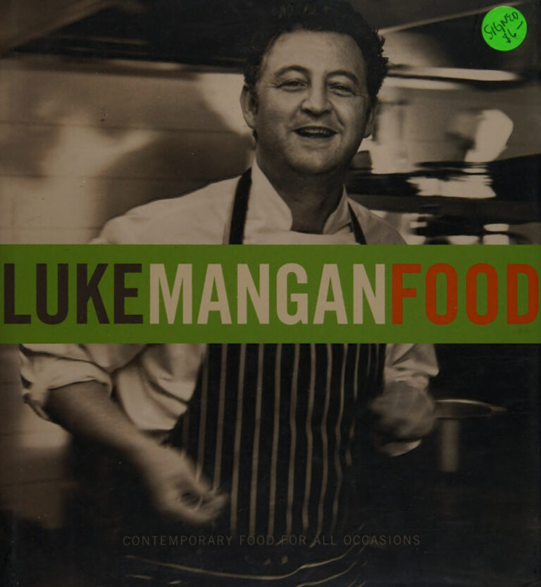 Luke Mangan food Luke Mangan Kitap Kapağı