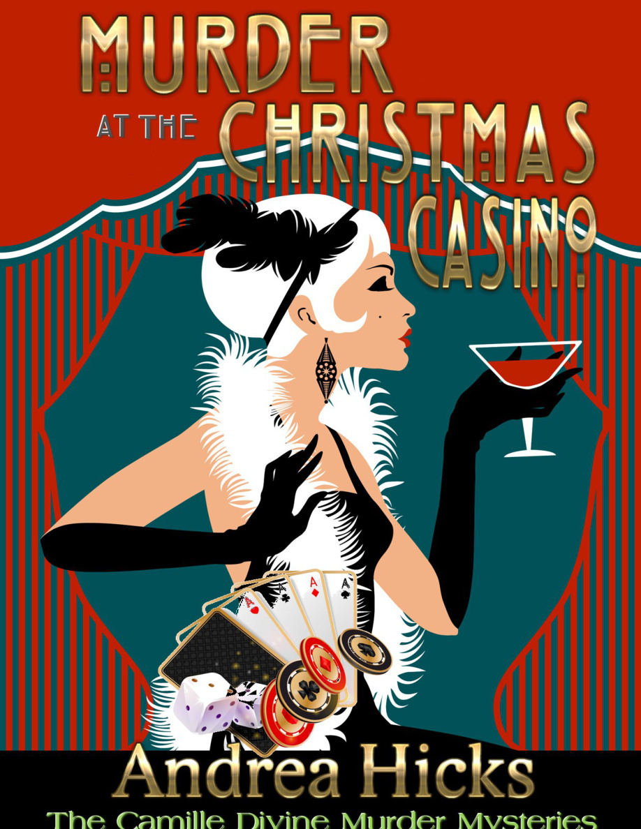 MURDER AT THE CHRISTMAS CASINO Andrea Hicks Kitap Kapağı