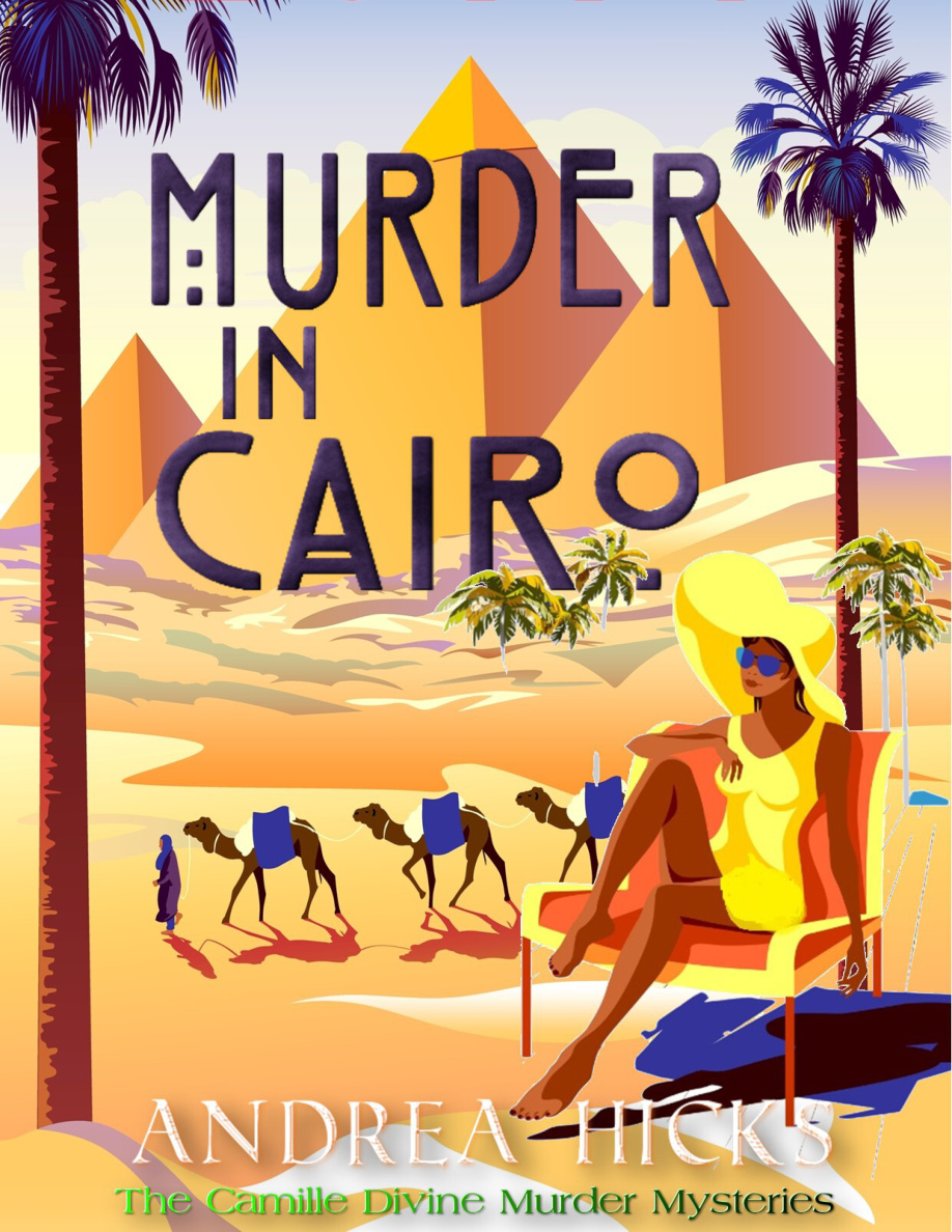 MURDER IN CAIRO Andrea Hicks Kitap Kapağı