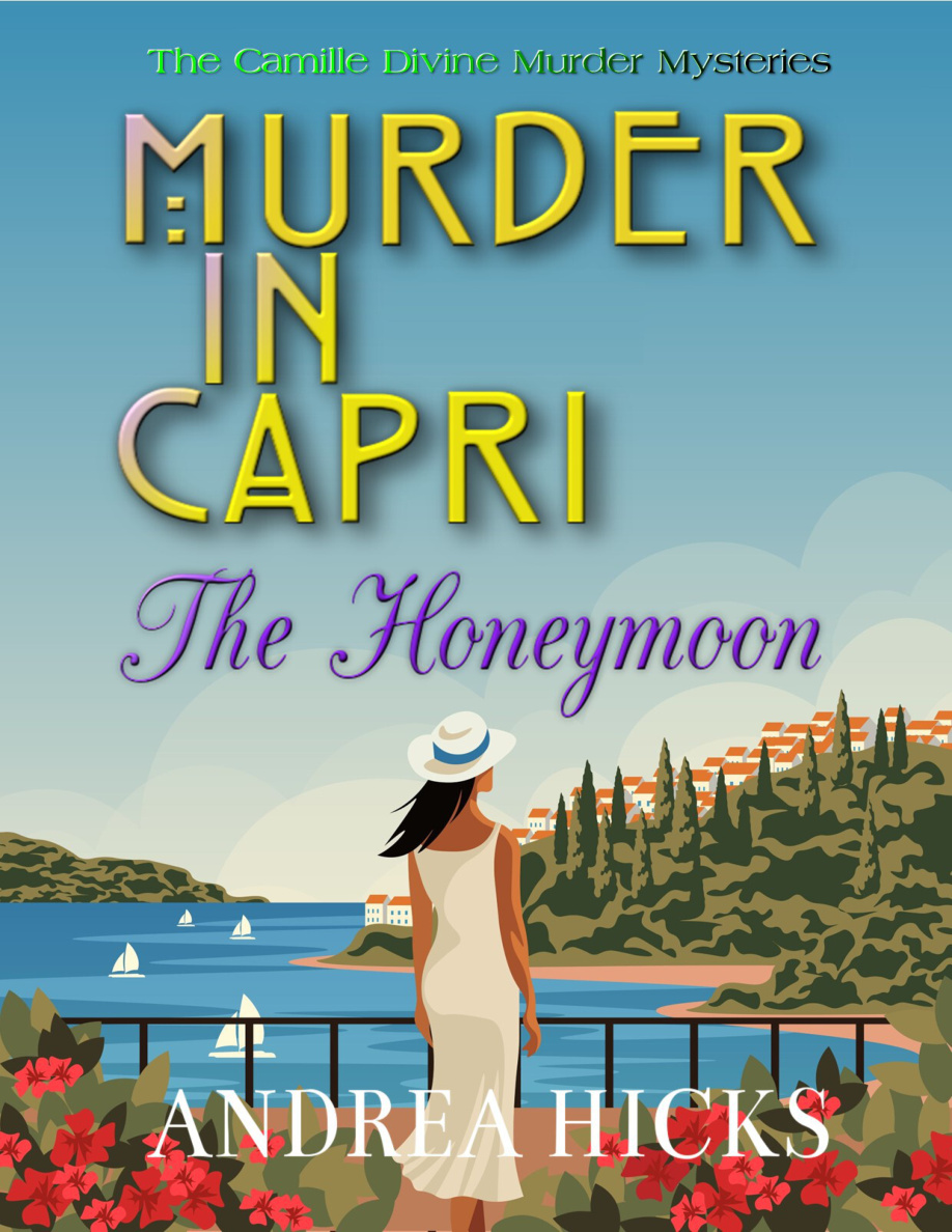MURDER IN CAPRI Andrea Hicks Kitap Kapağı