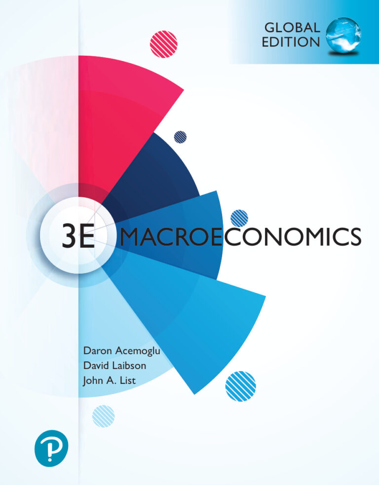 Macroeconomics 3rd Edition Daron Acemoglu Kitap Kapağı