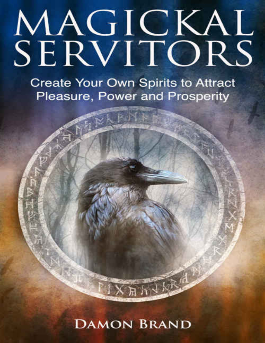 Magickal Servitors Damon Brand Kitap Kapağı