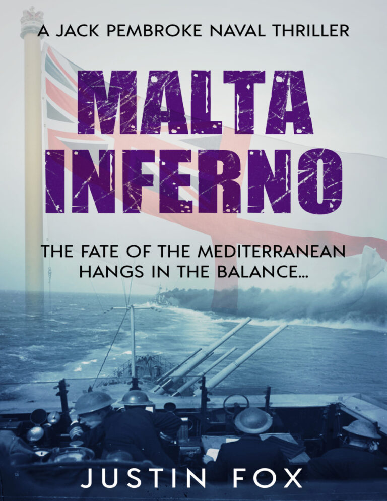 Malta inferno Justin fox Kitap Kapağı