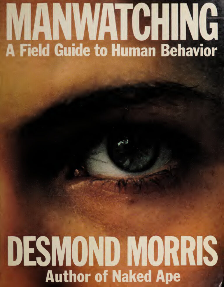 ManWatching Desmond Morris Kitap Kapağı