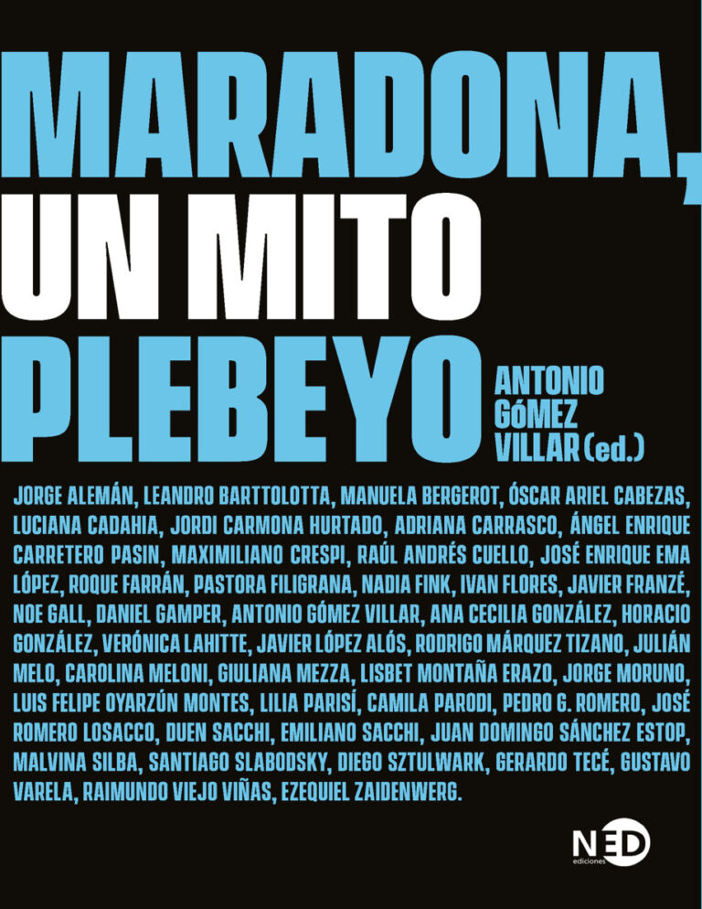 Maradona un mito plebeyo Spanish Edition Antonio Gomez Villar Kitap Kapağı