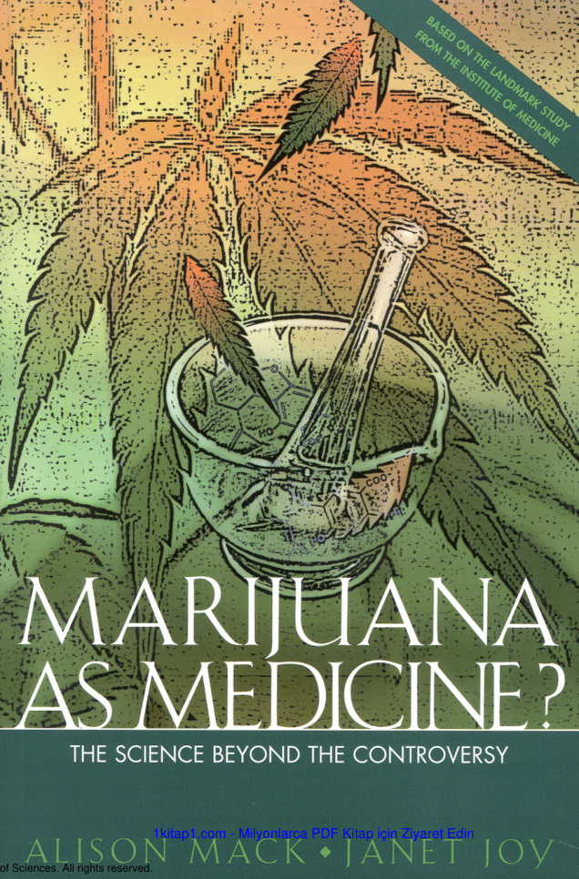 Marijuana as Medicine The Science Beyond the Controversy 2001 Kitap Kapağı