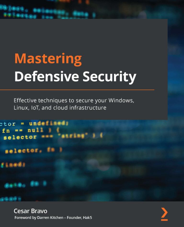 Mastering.Defensive.Security Kitap Kapağı