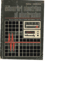 Masurari electrice si electronice Clasa a X a Romanian Edition Radu Dordea Kitap Kapağı