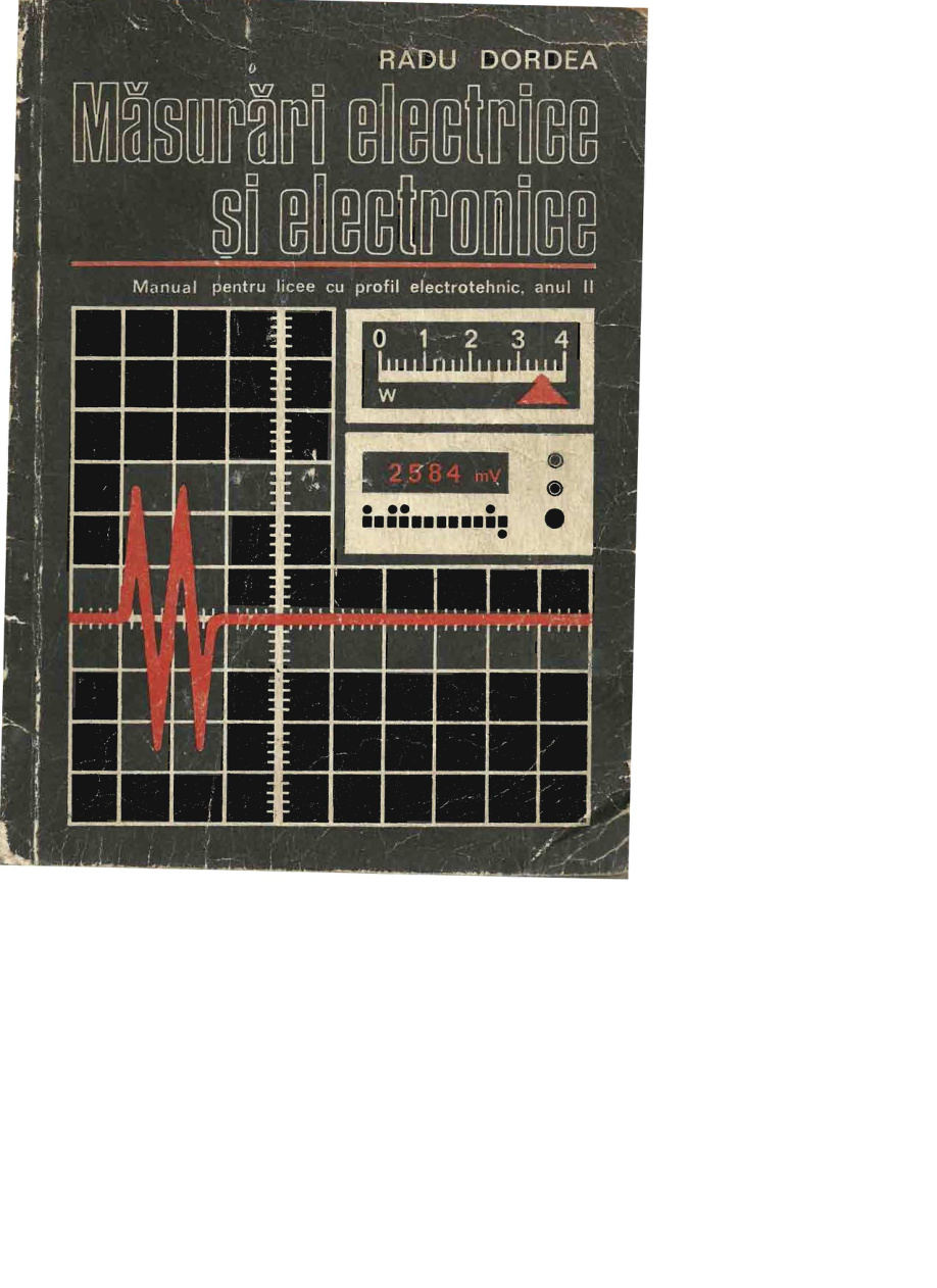 Masurari electrice si electronice Clasa a X-a PDF Download