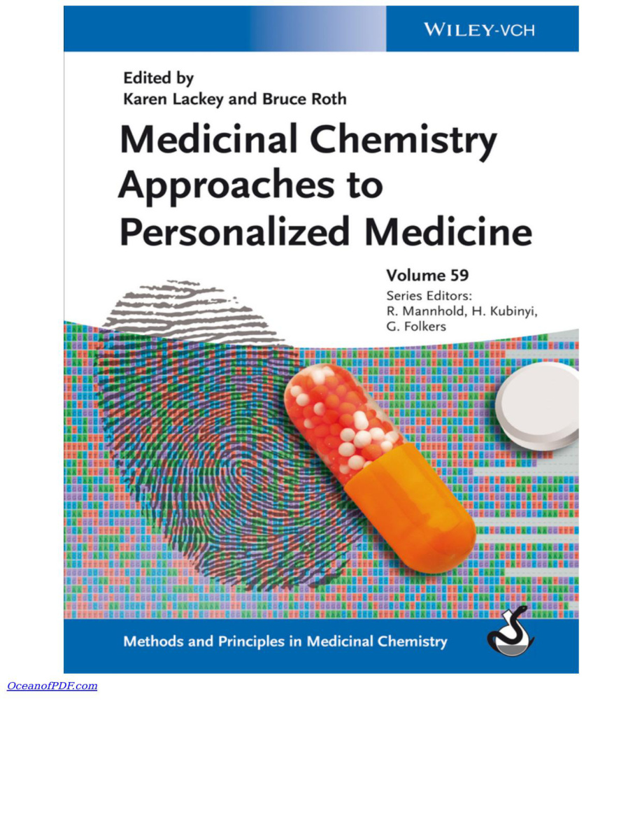 Medicinal Chemistry Approaches to Personalized Karen Lackey Kitap Kapağı