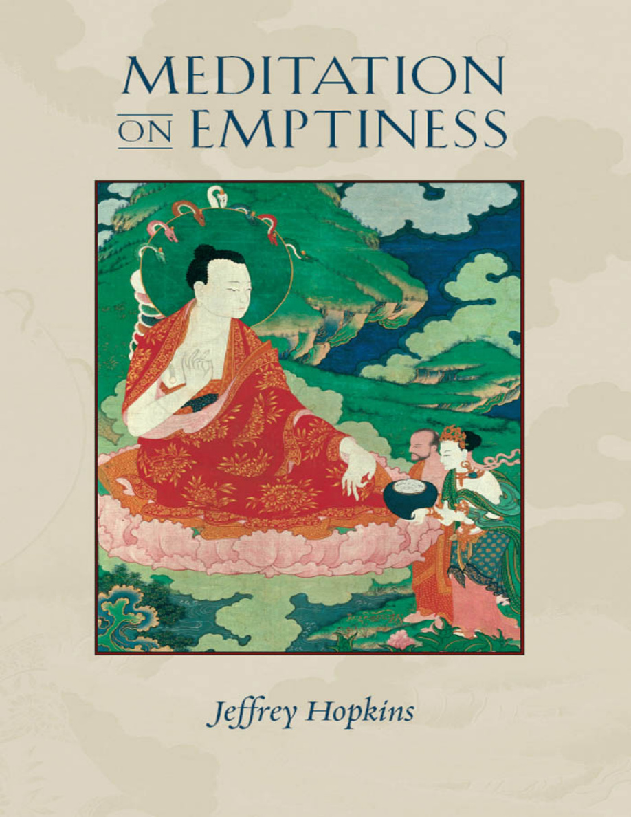 Meditation on Emptiness Jeffrey Hopkins Kitap Kapağı