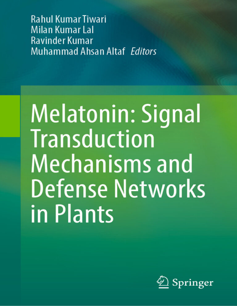 Melatonin Signal Transduction Rahul Kumar Tiwari Kitap Kapağı