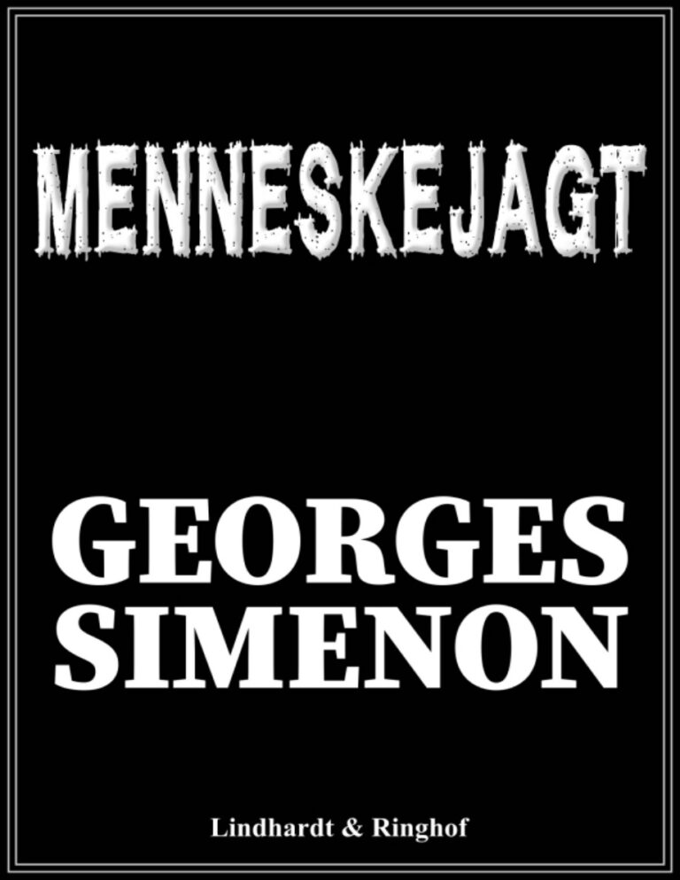 Menneskejagt Danish Edition Georges Simenon Kitap Kapağı