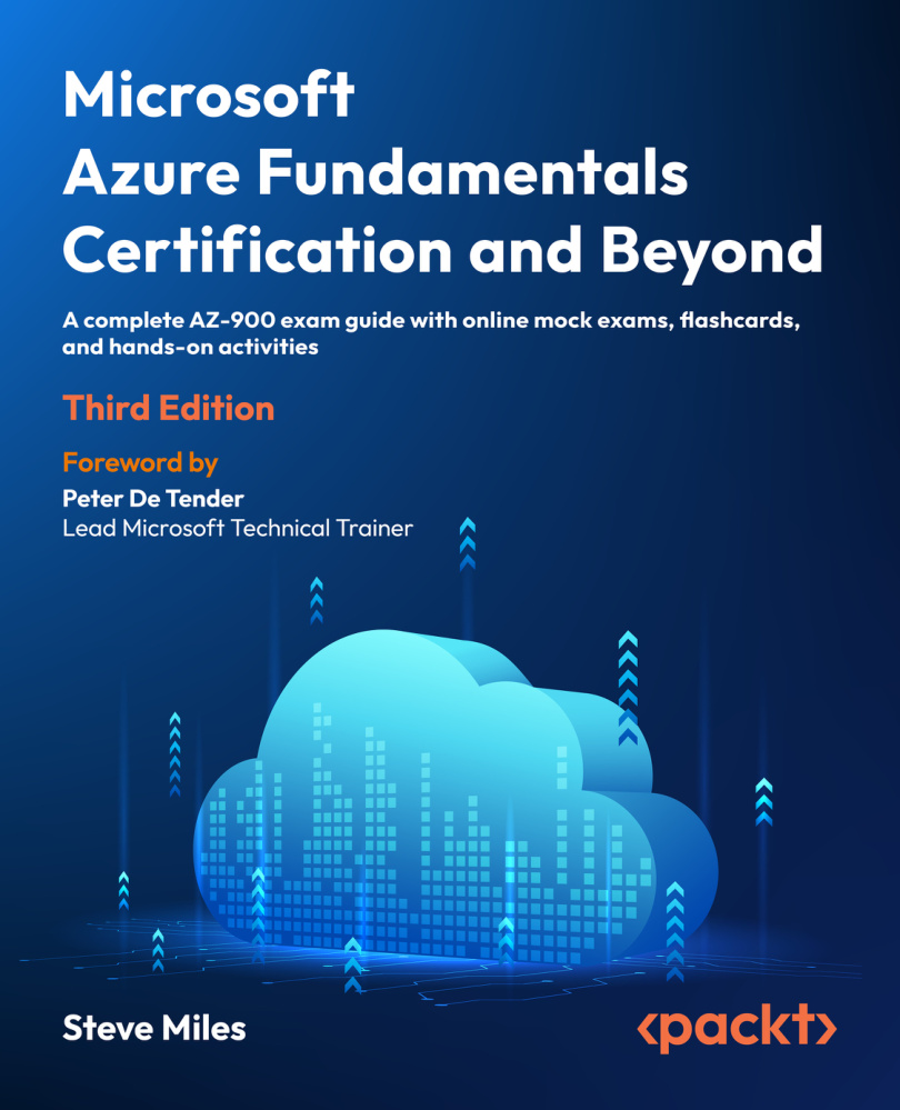 Microsoft Azure Fundamentals Certification 3E Steve Miles Kitap Kapağı