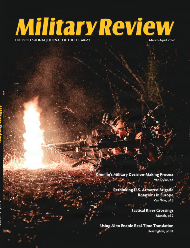 Military Review MarchApril 2026 Military Review Kitap Kapağı