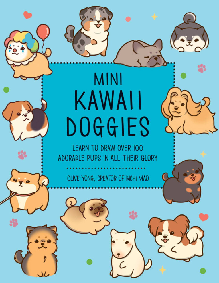 Mini Kawaii Doggies Olive Yong Kitap Kapağı