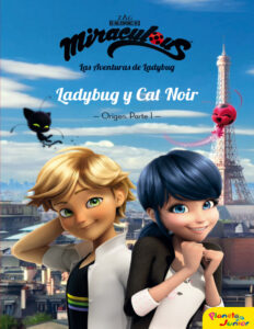 Miraculous Ladybug y Cat Noir Origen parte 1 Spanish Edition Miraculous Kitap Kapağı