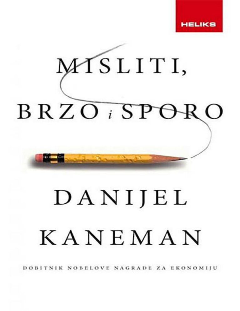 Misliti brzo i sporo Serbian Edition Daniel Kahneman Kitap Kapağı