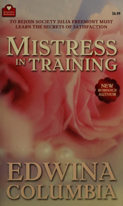 Mistress in training Edwina Columbia Kitap Kapağı