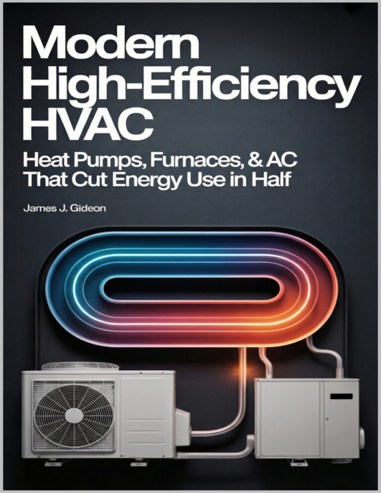 Modern High Efficiency HVAC James J Gideon Kitap Kapağı