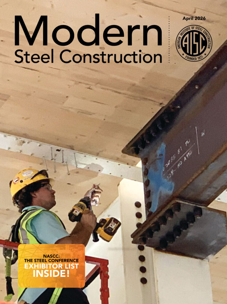 Modern Steel Construction April 2026 Modern Steel Construction Kitap Kapağı