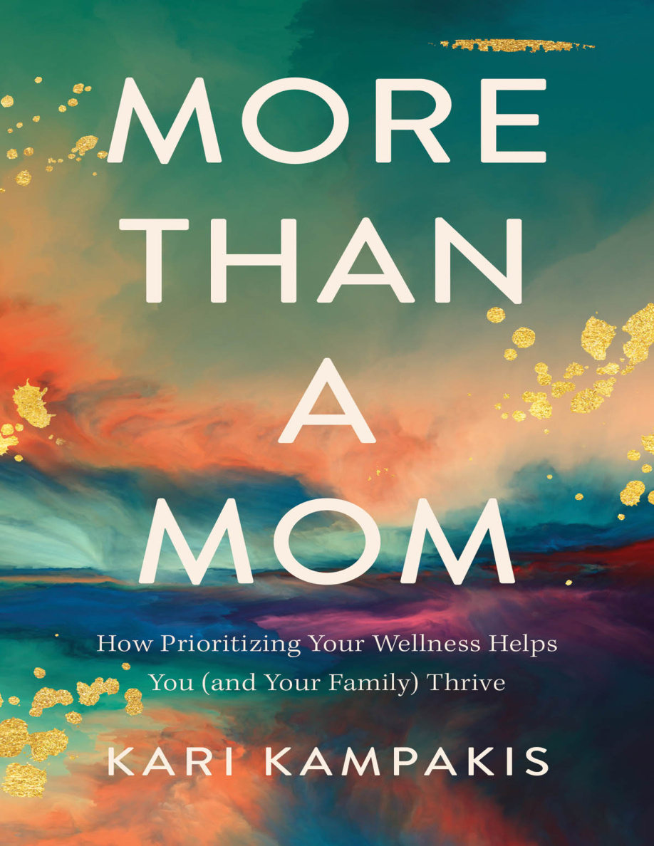 More than a mom Kari kampakis Kitap Kapağı